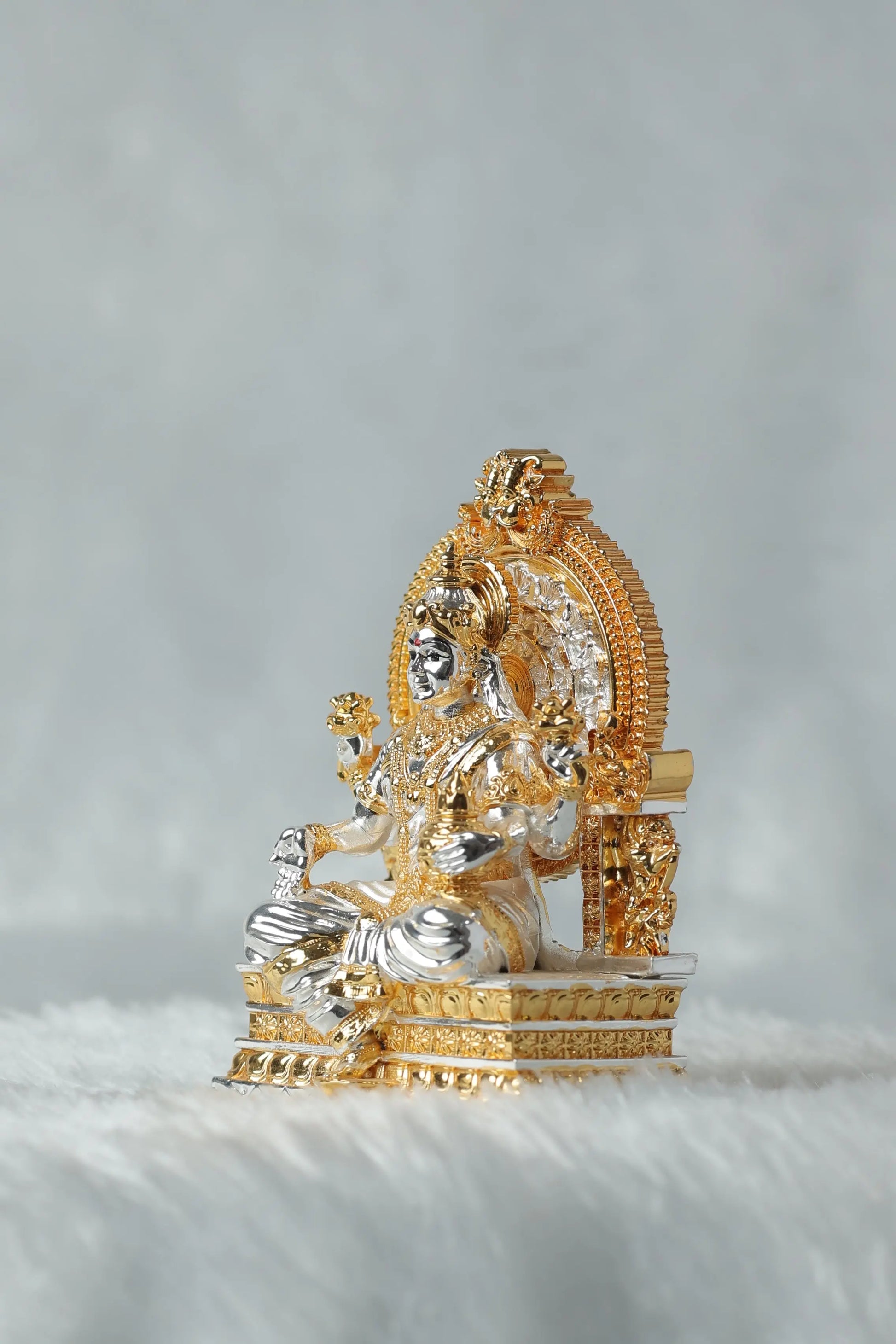 Maa Laxmi Ji Gold Plated Idol || Laxmi Mata IdolCraftStore