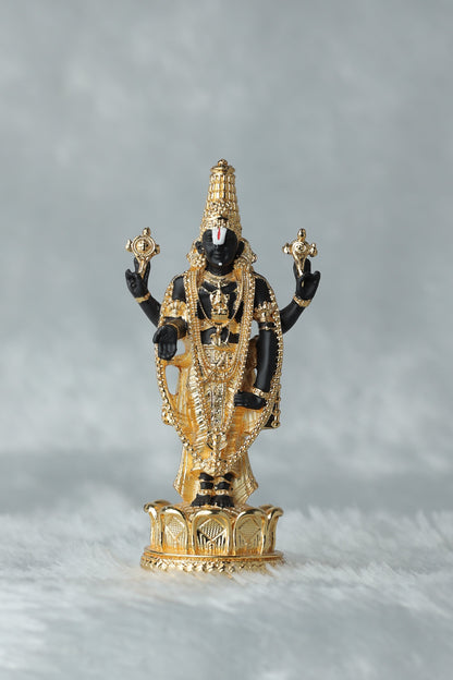 Tirupati Balaji Gold Plated Idol Sanjay